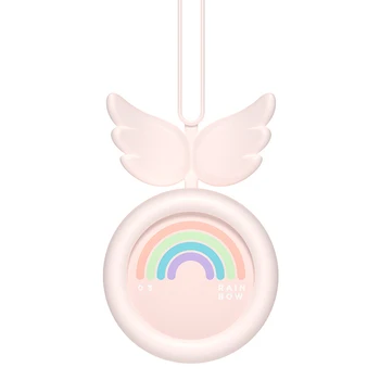 

USB Lanyard Fan Leafless Motor Charging Mini Electric Fan Sling Lazy Fan