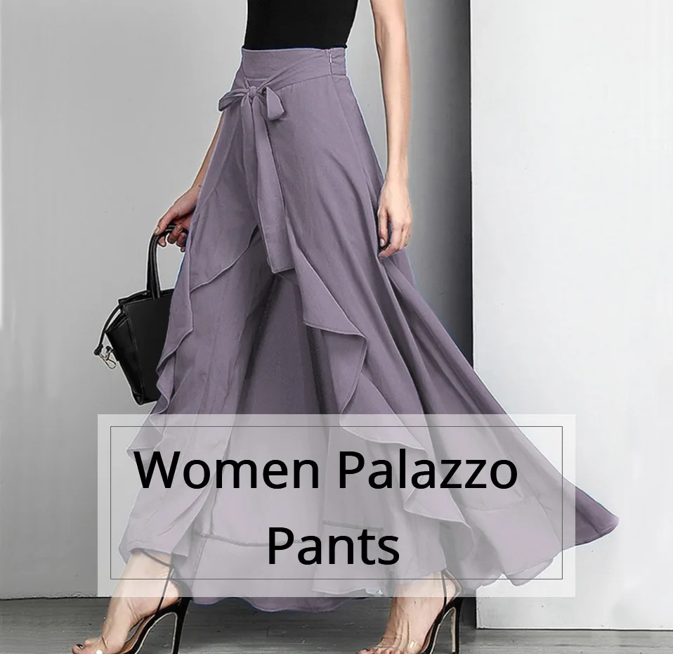 The Elegant Palazzo Dress Pants
