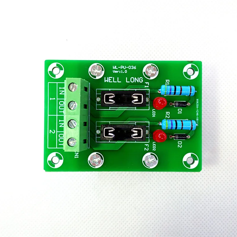Fuse Module,2 Position Fuse Panel Mount Power Distribution Module Board