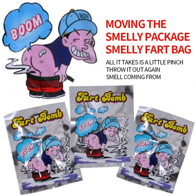 10Pcs/set Funny Fart Bomb Bags Aroma Bombs Smelly Stink Bomb Novelty Gag Toys Practical Jokes Fool Toy Gag Funny Joke Tricky Toy 3
