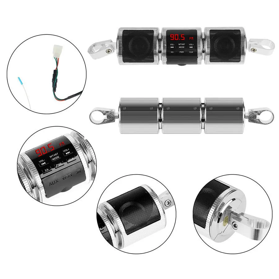 mt487 motorcycle speaker