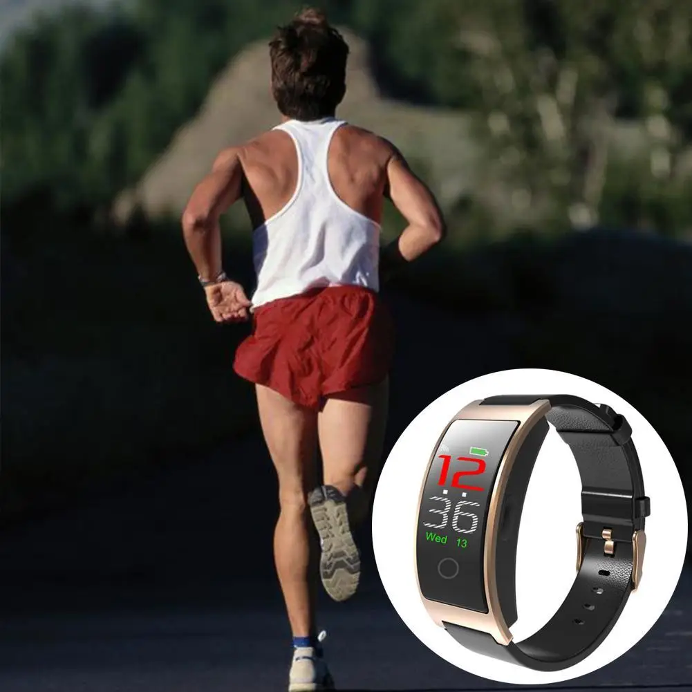 CK11C смарт-браслет цветной экран монитор сердечного ритма браслет кровяное давление фитнес-трекер Смарт фитнес-браслет часы браслет