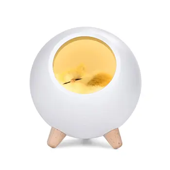 

1200mAh Touch Adjustable LED Night Table Light USB Rechargeable Small Pet House Atmosphere Lamp For Baby Lover Gift New
