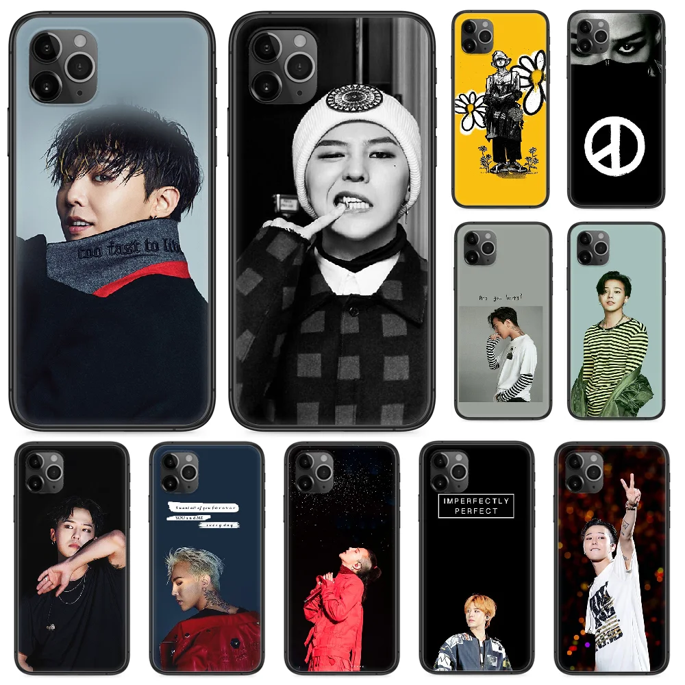 Чехол для телефона G DRAGON BIGBANG GD iphone 4 4s 5 5S SE 5C 6 6S 7 8 plus X XS XR 11 PRO MAX 2020 черный prime мягкий