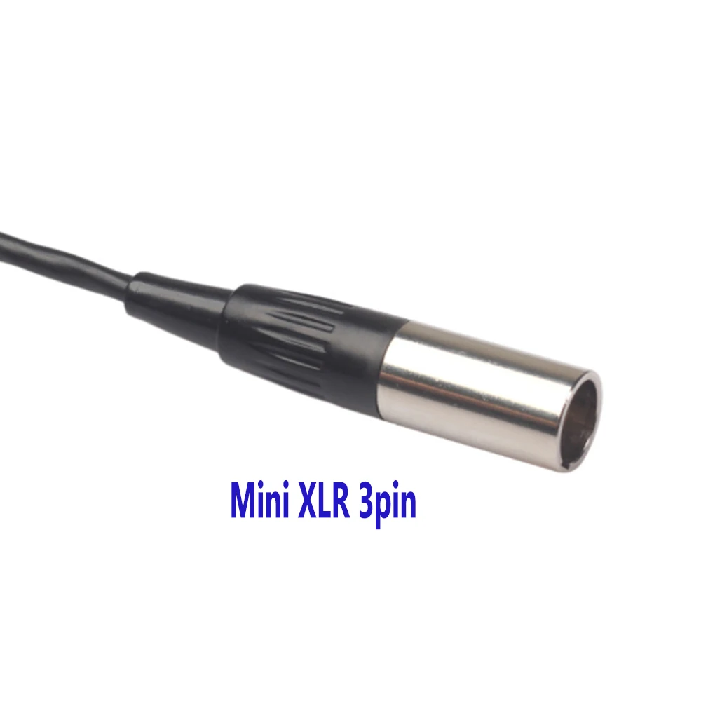 Blackmagic Pocket Cinema 4k 카메라 오디오 라인 케이블 용 XLR 3pin 암 케이블에 0.3M 0.5M 1M 미니 XLR 3pin 남성