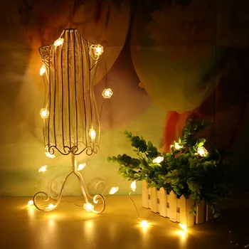 

LED Snowflake String Lights Snow Fairy Garland Decoration for Christmas tree New Year Room Valentine's day USB Operated