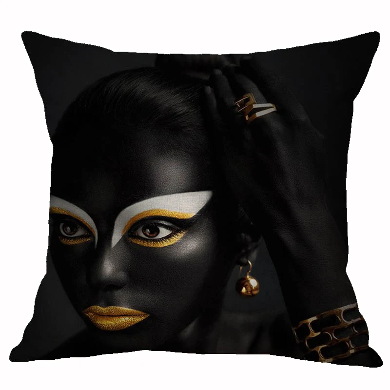 Fashion-African-Black-Woman-Girl-Luxury-Elegant-Home-Decorative-Sofa-Pillow-Case-Beauty-Salon-Decoration-African(2)