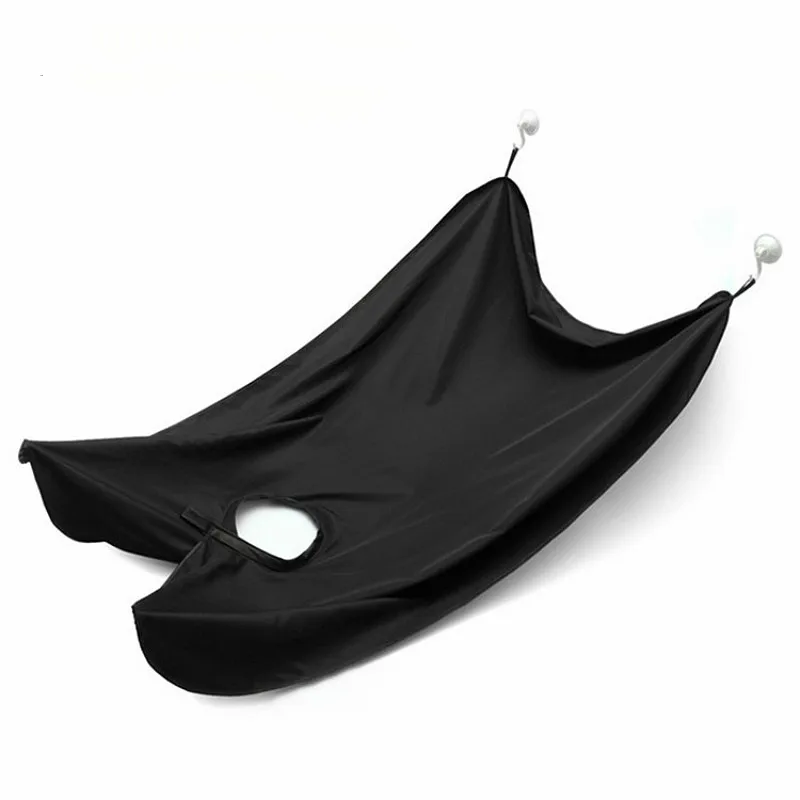DCM 1pcs Man Bathroom Apron Male Black Beard Apron Hair Shave Apron Man Waterproof Floral Cloth Adult Bibs@1