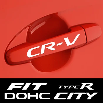 

Car Styling Auto Wiper Door Handle Fashion Decals For Honda Mugen INSPIRE XR-V CR-V UR-V CR-Z Fit Pilot Type R Type S VTEC DOHC