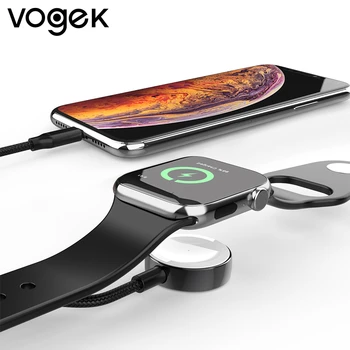 

Vogek Wireless Charger For Apple Watch Charger Cable Wireless Charger Portable USB Phone Cables For iPhone 11 Pro Max