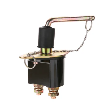 

6V/12V/24V Auto Car Battery Disconnect Power Switch Cut Off Battery Main Switch 2-pin For Truck Boat Car Disconnect Battery