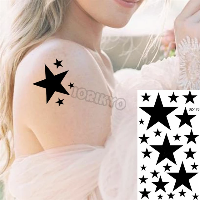 49 Nice Star Neck Tattoos