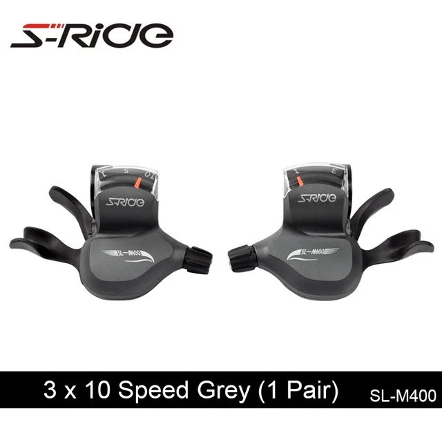 3x10s Grey S-Ride горный велосипед триггер переключения 3x10 Скорость Велоспорт MTB рычаги переключения передач переключатель совместимый SHIMANO с кабелем - Цвет: 3x10s Grey