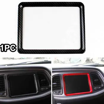 

Practical Center Console Modifying Multifunction GPS Trim Frame Dashboard Decor Car Adhesive Easy Install For Dodge Challenger