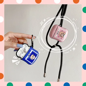 

couple gift lover match dating present slim wAist design TPU softplastic cover case for Airpods protective earphone headset case