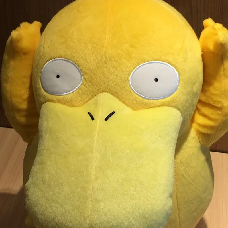 Мультфильм Kawaii Psyduck Плюшевые игрушки милые аниме 25 см Psyduck ПКМ Мягкие плюшевые куклы игрушки подарки на день рождения для детей