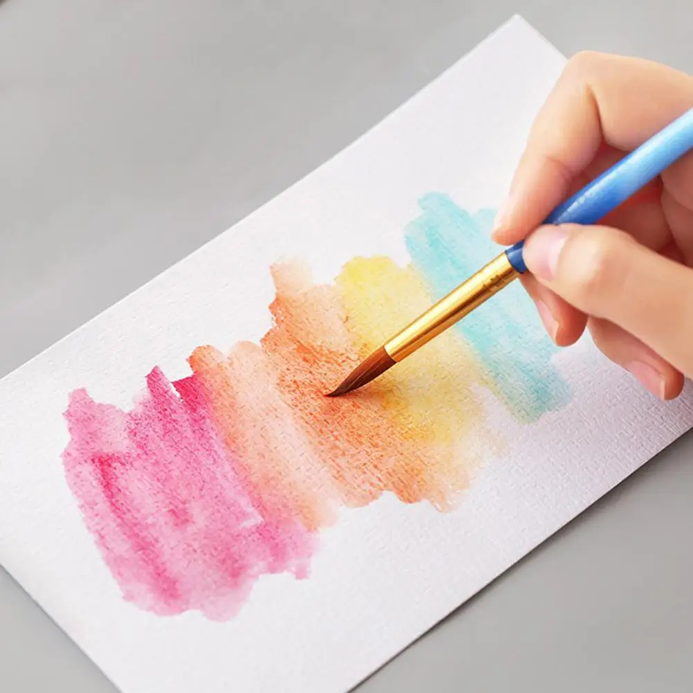 

12/18/24 Colors Portable Solid Pigment Watercolor Paints Paintbrush Art Supplies Portable watercolor paint set for students