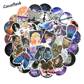 

100Pcs 12 Constellations Starry Sky Stars Graffiti Sticker For Skateboard Luggage Laptop Guitar Fridge Car Doodle Decal
