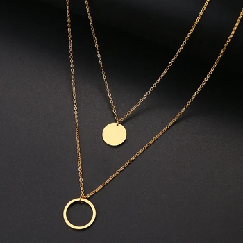 Double Layered Gold Necklace