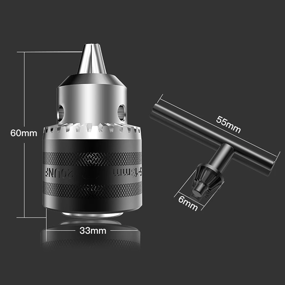 Drill Angle Grinder Adapter 1.5-10mm Drill Chuck Adapter Conversion Head High Carbon Steel Power Tools Accessoires Taladro