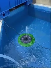 Fuente Solar flotante LED para piscina, Panel Solar alimentado, bomba de agua para decoración de jardín, Fontaine