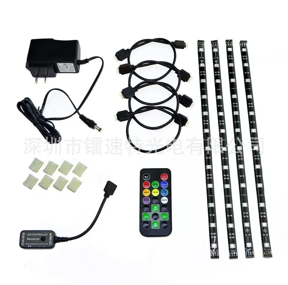 Connectors HitLights RGB LED Light Strip 4 Pin Extension Wire 4 x 1 Foot  for Multicolor LED Tape Light Tools & Home Improvement christkindlmarket.com