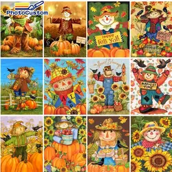 PhotoCustom – peinture par numéros, 40x50cm, bricolage, peint à la main, décoration de maison, dessin artistique sur toile, cadeau 