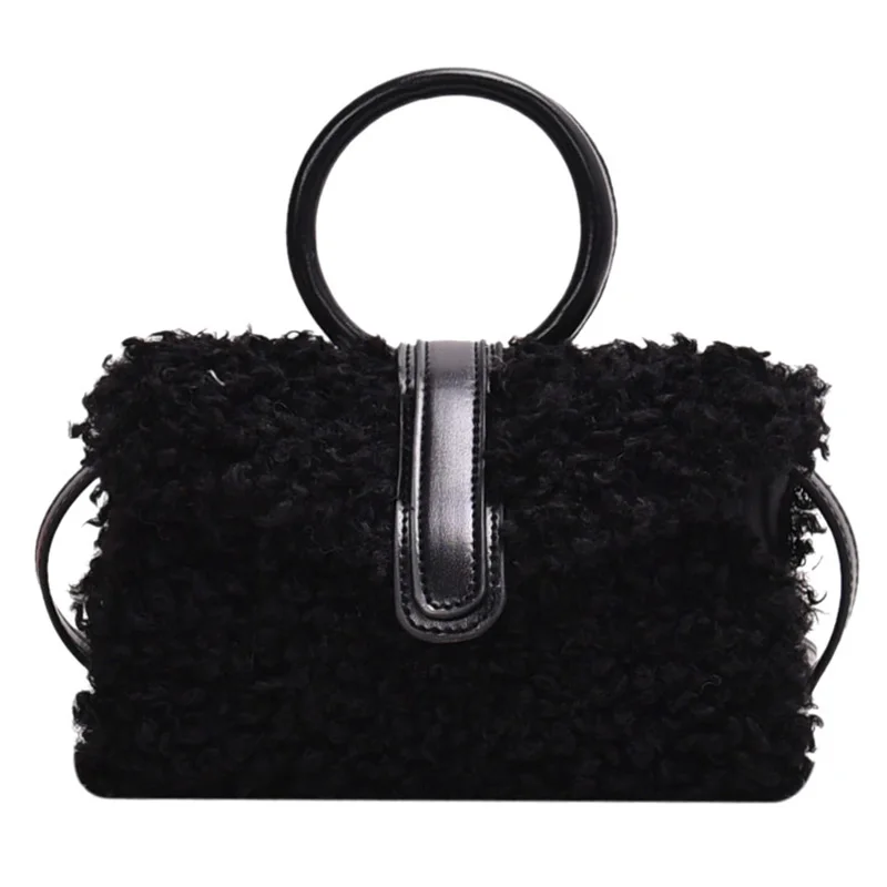 

iVog New Arrival Everyday Ladies Small Messenger Crossbody Handbag Fur cc Fashion Hand Bags for Women 2019