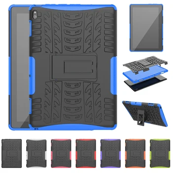 

for Lenovo Tab E10 Case, Rugged Armor Shock Absorption with Stand Cover for Lenovo Tab E10 TB-X104F Tablet Case