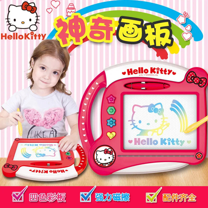

Hello Kitty hello kitty Children Magnetic Doodle Board Color Sketchpad Word Board Toy GIRL'S Kt-8516