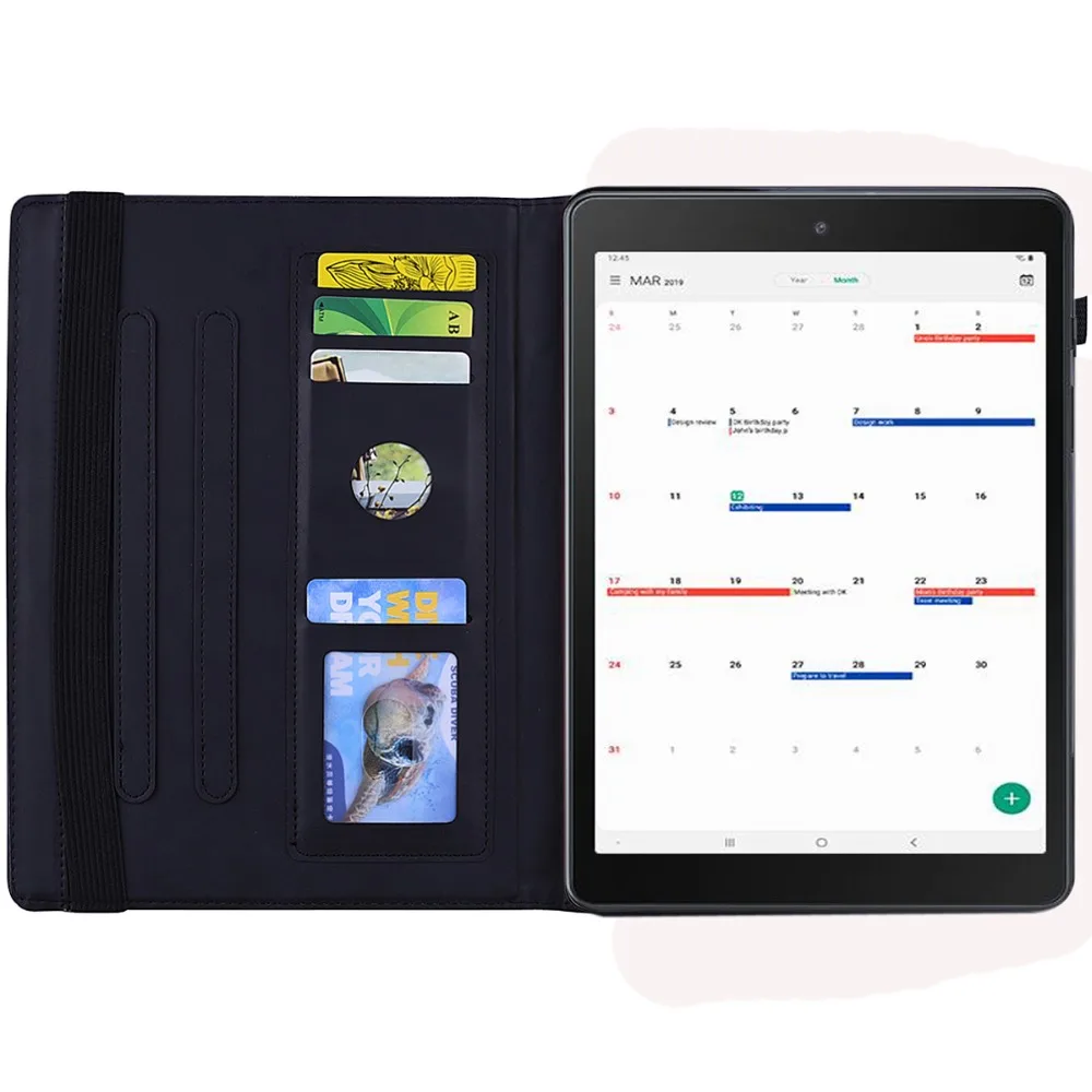 Чехол для планшета с цветочным узором samsung Tab A10.1 SM-T510 SM-T515 чехол с откидной крышкой кожаный чехол для планшета