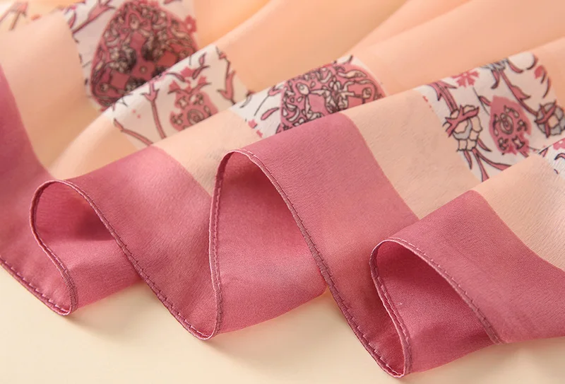 China New style women Autumn and winter Fashion soft silk muffler lady print scarves large shawl beach Tourism wraps hijab