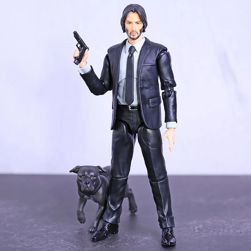 Экшн фигурка из ПВХ MAFEX 085 Джон фитиль глава 2 Кеану реавс Коллекционная модель