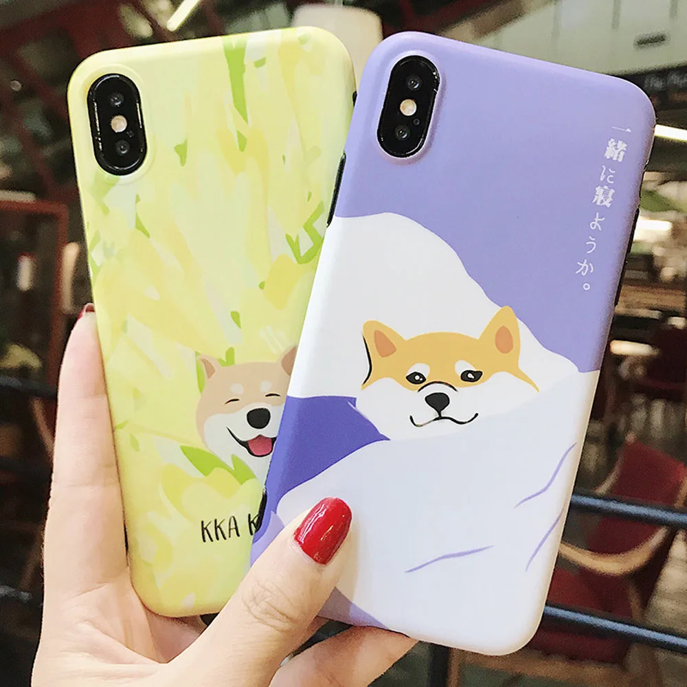 Heyytle модная одежда для девочек Телефон чехол iPhone 6 6s 7 8 Plus X XR XS Max милые Пёс из