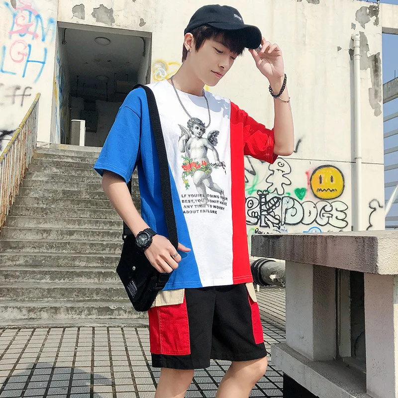 

Hip Hop Sports 2 Pieces / Set Men's Tracksuit Gym Fitness Badminton Sportswear Suit Running Jogging Running Sportswear Workout