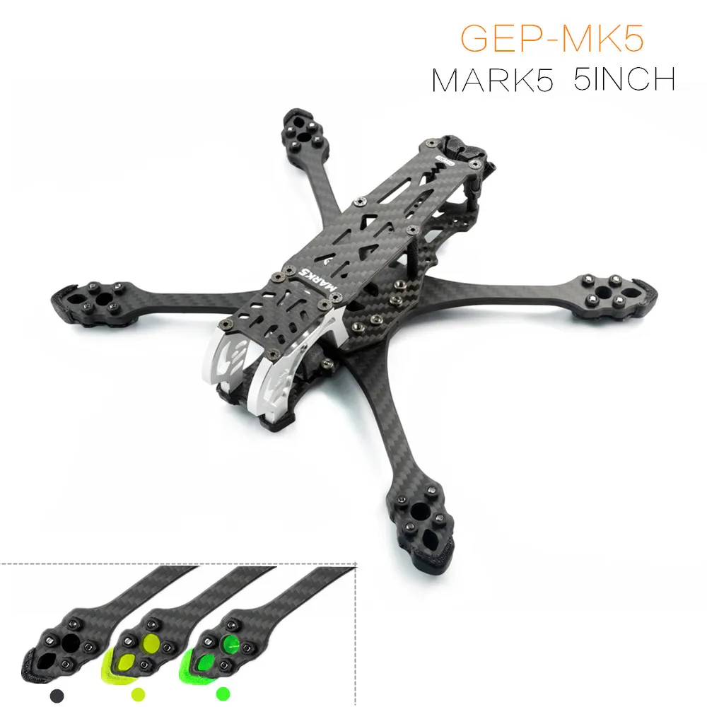 

GEPRC GEP-MK5 Carbon Fiber Frame Kit For Mark5 Series Freesryle Drone For 5 Inch DIY RC FPV Quadcopter Accessories Parts