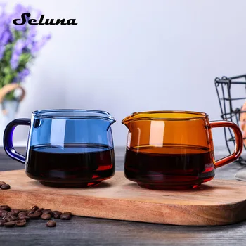 

Pour Over Glass Range Coffee Server Drip Coffee Pot Coffee Kettle Brewer Japanese Style Coffee Driper Mugs Pots with Handle