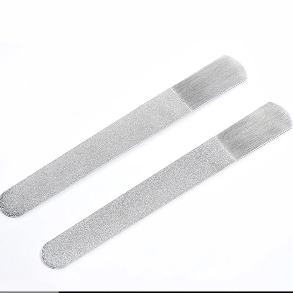 1 шт. пилочки для ногтей из нержавеющей стали шлифовальные блоки шлифовальный песок буфер шлифовальный педикюр маникюрные металлические инструменты для дизайна ногтей