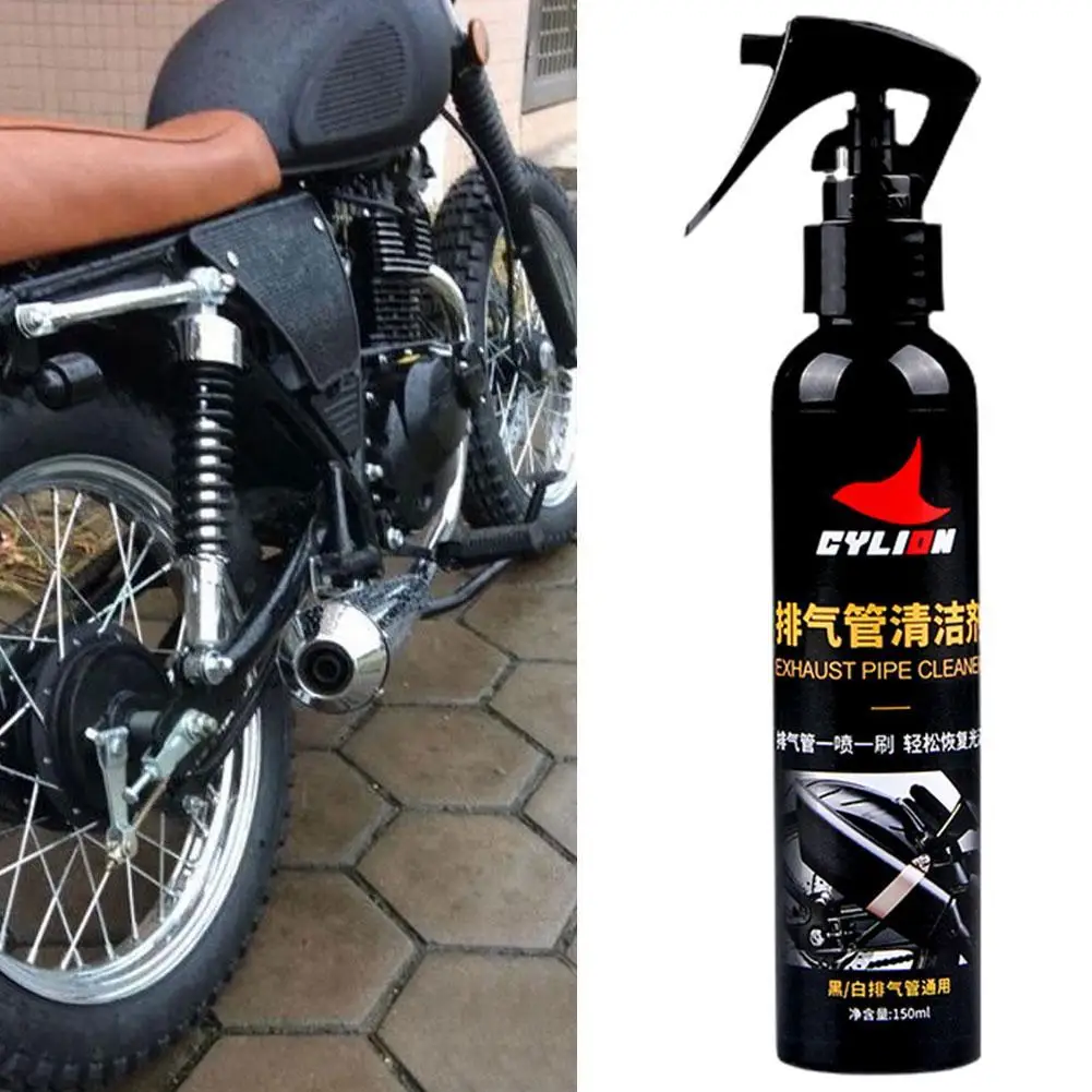 Exhaust Pipe Cleaner 150ml Motorcycle Exhaust Pipe Cleaner Car Repair Motorcycle Equipment Maintenance Care Car