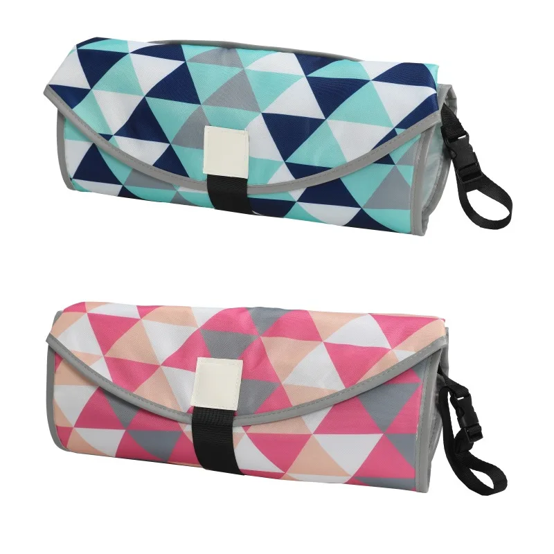 New 3 in 1 Waterproof Changing Pad Diaper Travel Multifunction Portable Baby Diaper Cover Mat Clean Hand Folding Diaper Bag 2