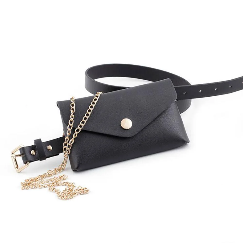 Fanny Pack Для женщин роскошный брендовый кожаный ремень сумка из кожи под змею нагрудная сумка на цепочке, сумка-конверт через плечо телефонные чехлы