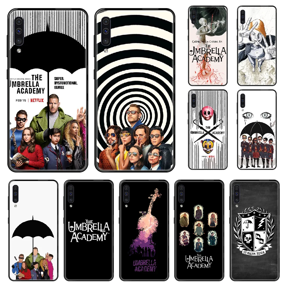 Чехол для телефона TV The Umbrella Academy Samsung Galaxy A 3 5 6 7 8 20 40 50 70 71 E S Plus 2016 2017 2018 black art prime soft |