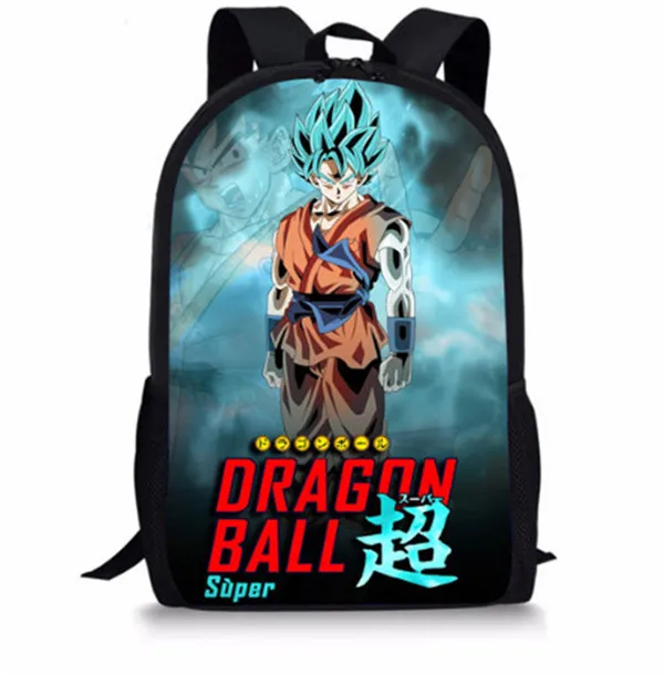 FORUDESIGNS школьные ранцы для мальчиков супер Dragon Ball-Z школьная сумка для мужчин детский сад 16 дюймов рюкзак Детский Рюкзак Mochila - Цвет: W1074C