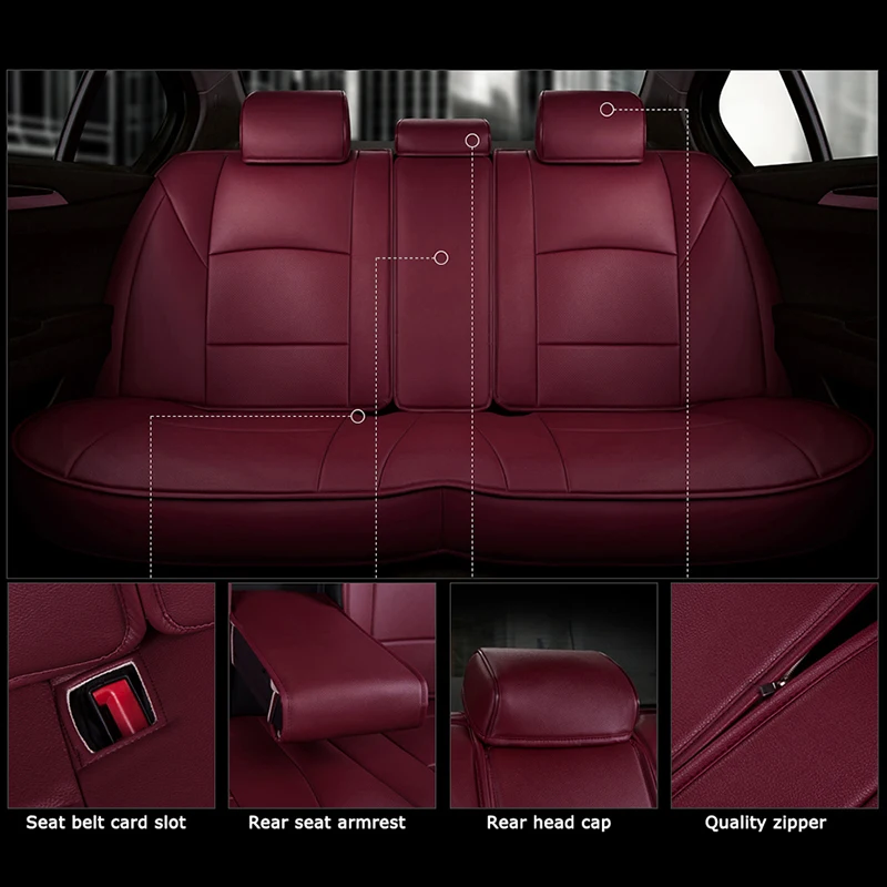 Кожаные чехлы на автомобильные сиденья Make Custom для JAC S2 S3 S5 RS M2 A30 A13 M3 M5 iEV6S T6 M4 A60 мини