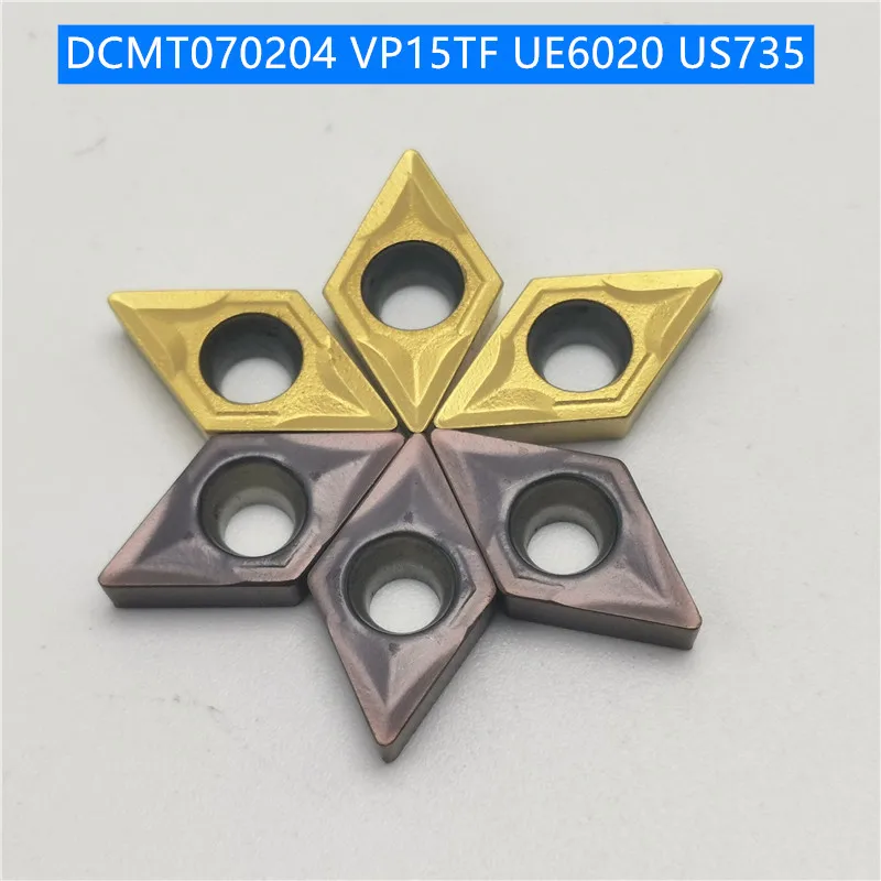 1000 шт. DCMT070204 DCMT070208 UE6020 US735 VP15TF