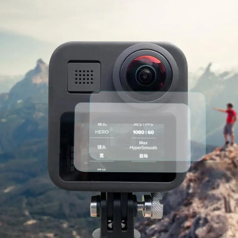 High-definition Tempered Glass Film Protector Camera LCD Screen Cover Sports Action Video Cameras Accessories for GoPro Max