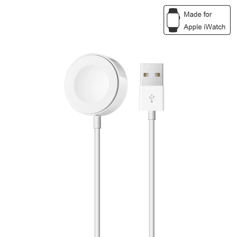 

Wireless Charger for iWatch Series 2 3 USB Magnetic iWatch Charging Cable 3.3 feet/1meter for Apple Watch Charger White