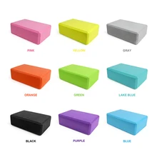 Yoga Block Props Foam Brick Block Fitness Pilates Yoga Sport Stretching Aid Exercise Gym