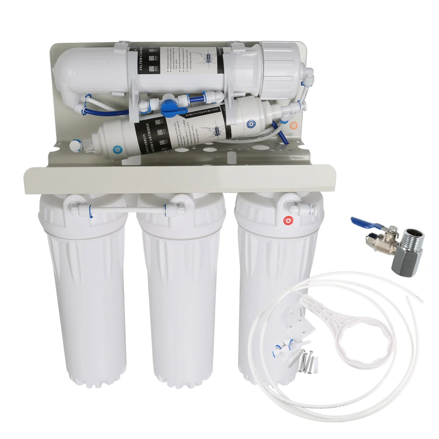 

5-stage Water Filter Reverse Osmosis Drinking Water System Household Purifier-WK