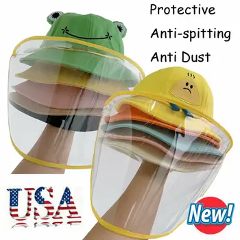 

Protective Anti-spitting Anti Dust Hat Cover Outdoor Fisherman for Kids Adult